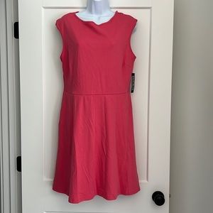 NY&Co pink summer cotton dress with pockets